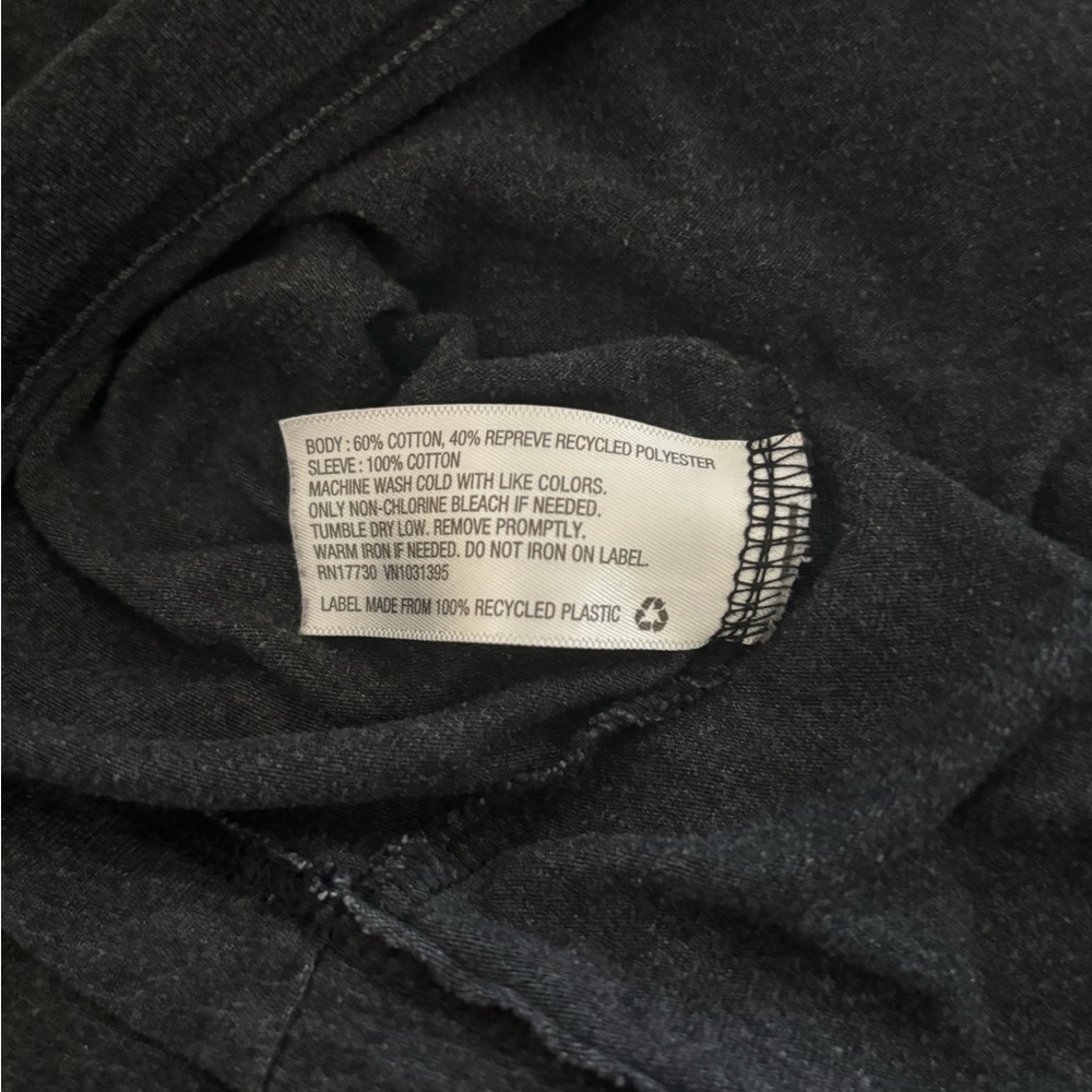 Goodfellow & Co Tshirt Men’s Large Black Gray Standard Tee Raglan Casualwear Top - Picture 3 of 5